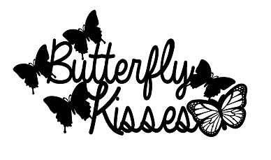 Butterfly Kisses 167 x 102 mm girls love butterflies